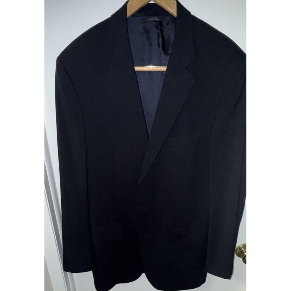 BROOKS BROTHERS Brooksease‎ Dark Gray 100% Wool Suit Jacket Blazer 41L